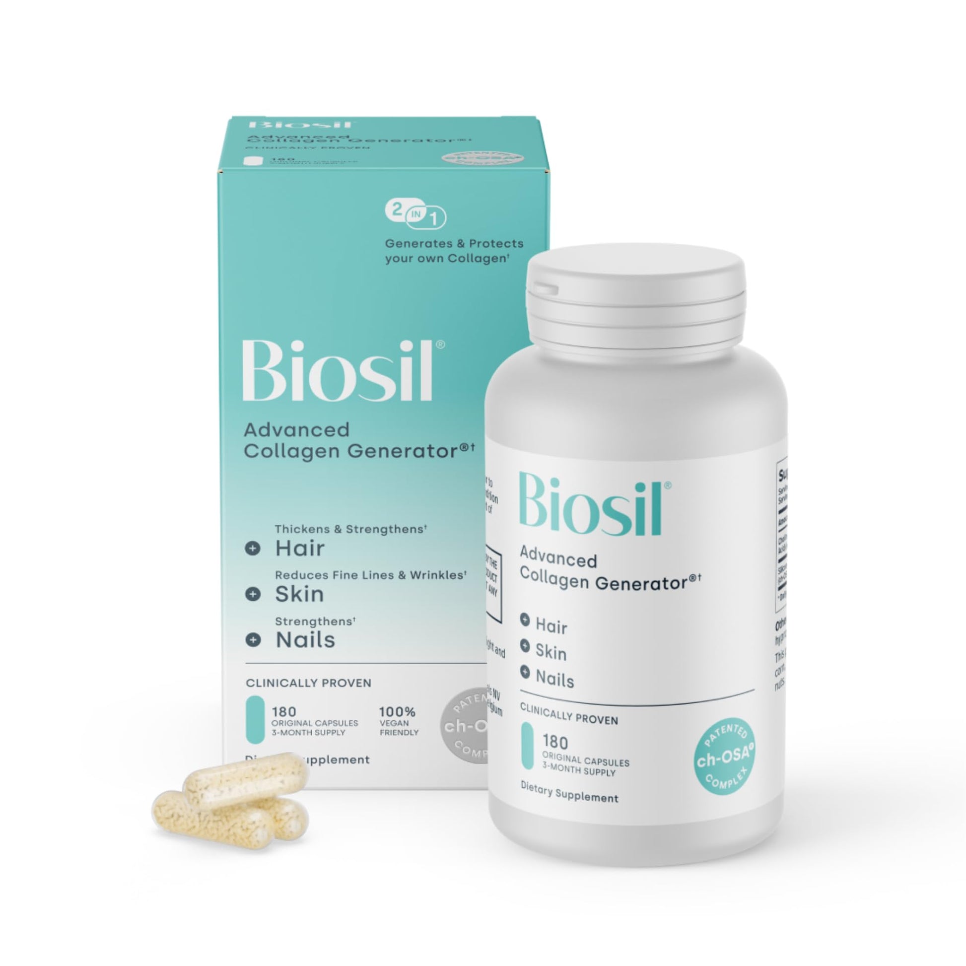 Biosil Collagen Booster Capsule, 180 Count