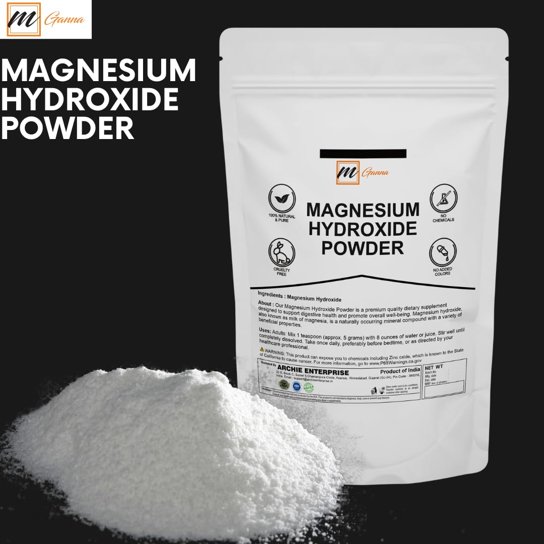 mGanna Magnesium Hydroxide Powder 8 Ounce