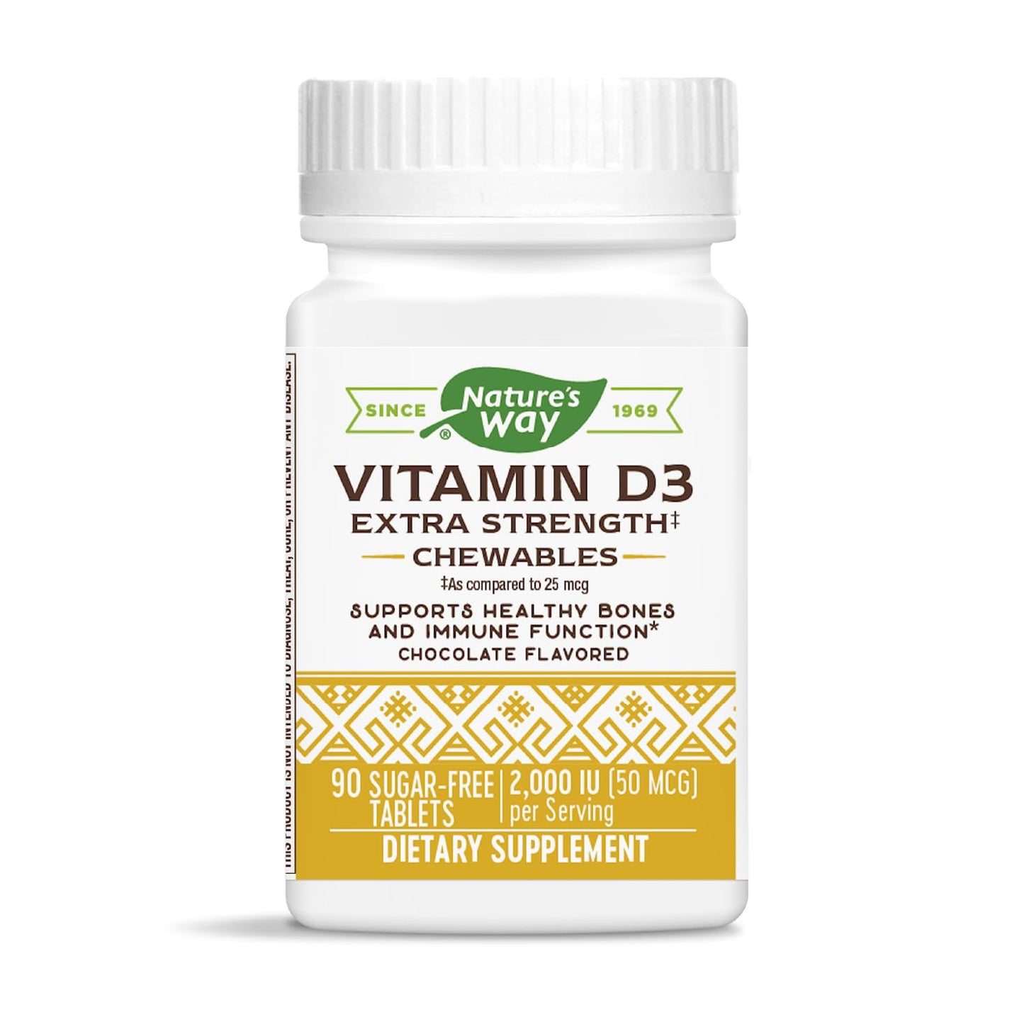 Nature's Way Vitamin D3 Extra Strength Tablets 90