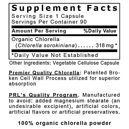 Premier Research Labs Medi-Chlorella-FX Capsules, 90 Count