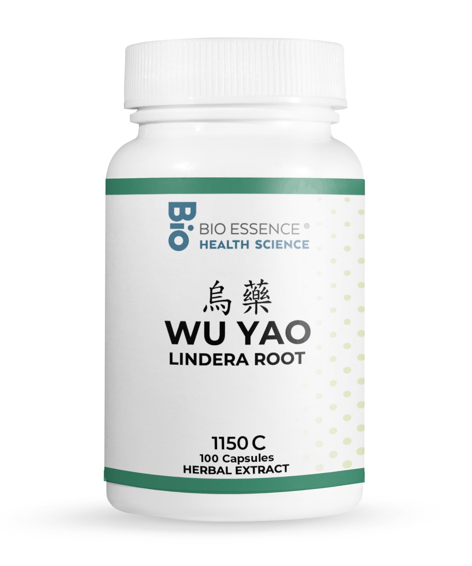 Bio Essence Health Science 1150C Wu Yao, Lindera Root 100 Capsules