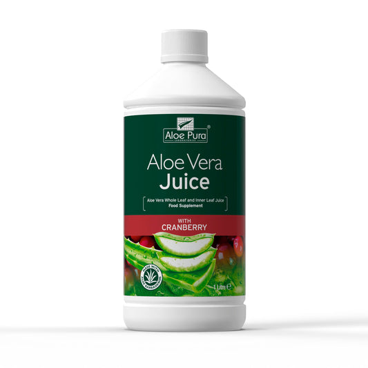Aloe Pura Aloe Vera Juice Max Strength Cranberry Soft Gels 33.81 Fl Oz