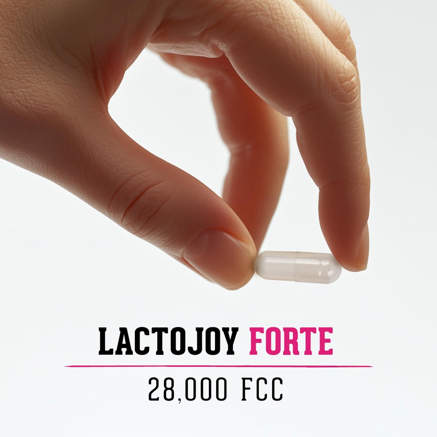 LactoJoy Forte 28,000 FCC Lactase Capsules, 40 Count