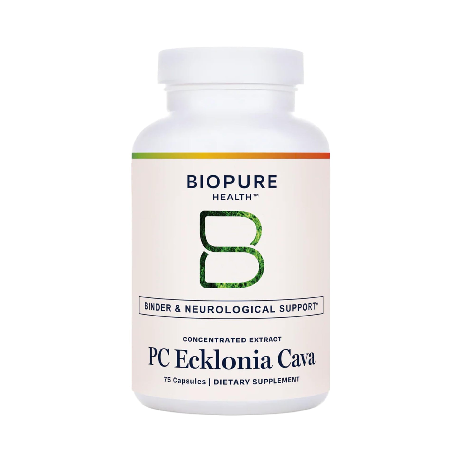 BioPure PC Ecklonia Cava Capsules – Marine Polyphenol Complex from Brown Seaweed, Rich in Phlorotannins, Trace Minerals & Nutrients for Cellular Health, Circulation & Immune Support, 75 Capsules