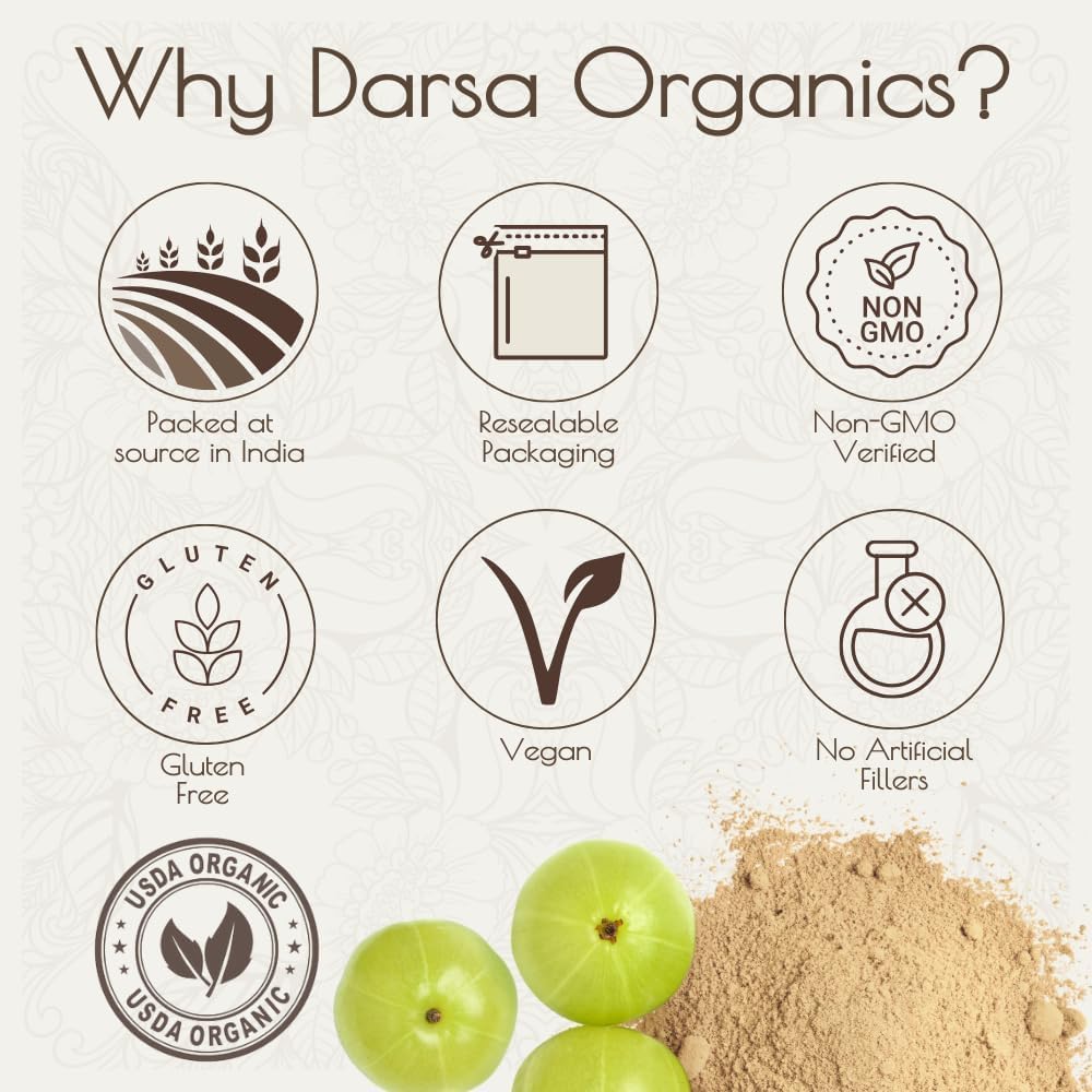 Darsa Organics Amla Powder 8 oz