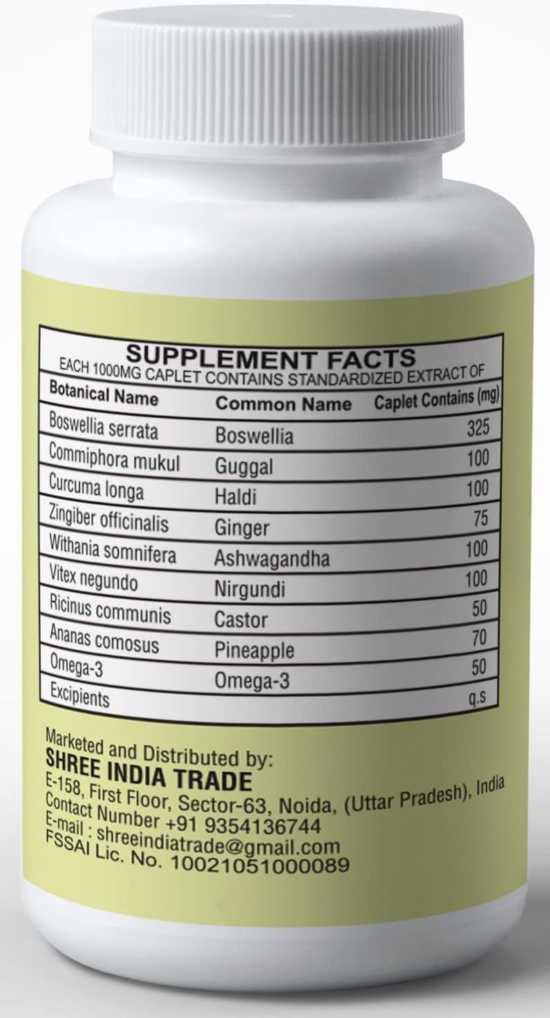 AYURVEDASHREE Ortho Vatika Caplets 60
