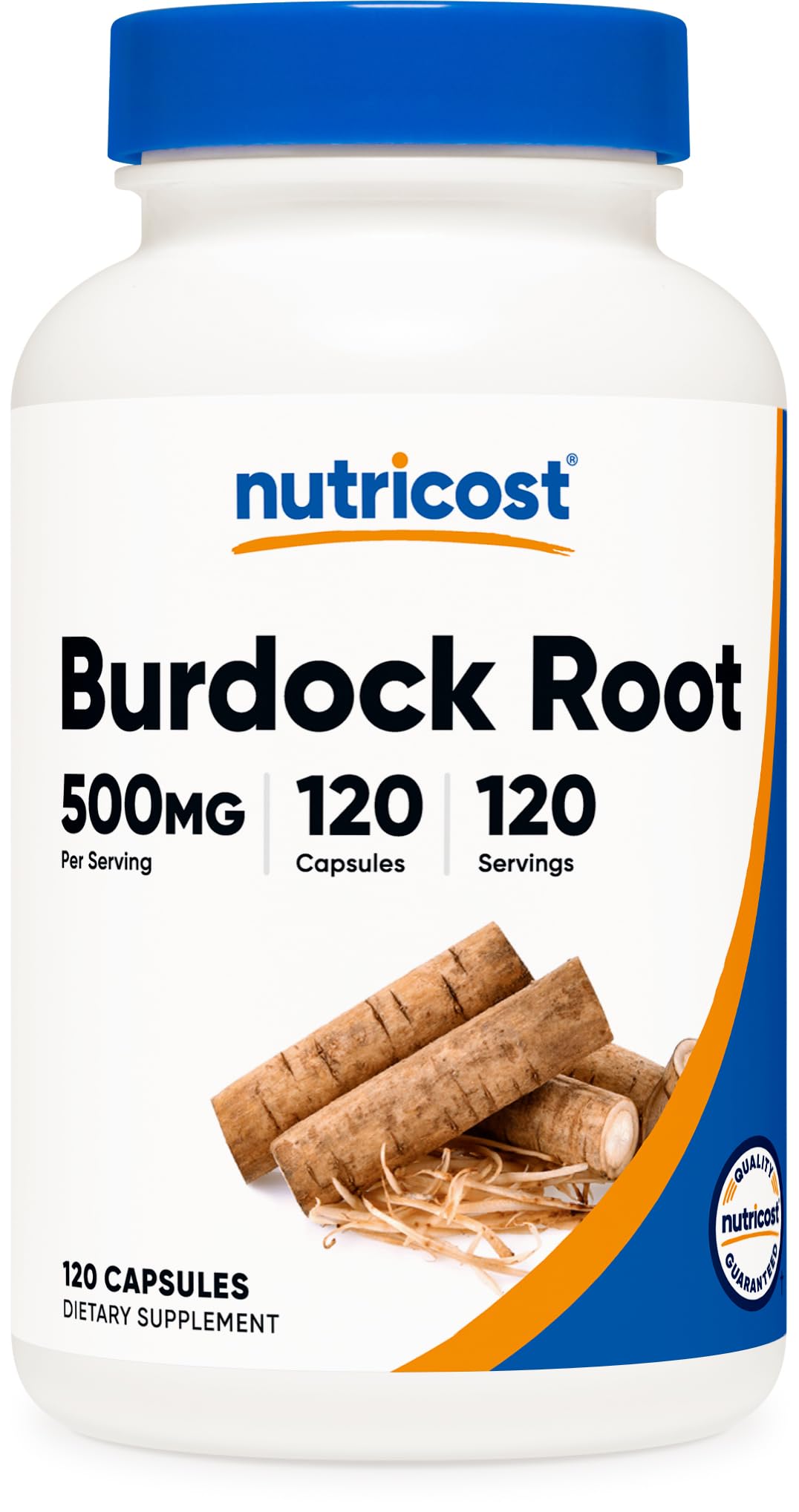 Nutricost Burdock Root 500mg Capsules, 120 Count