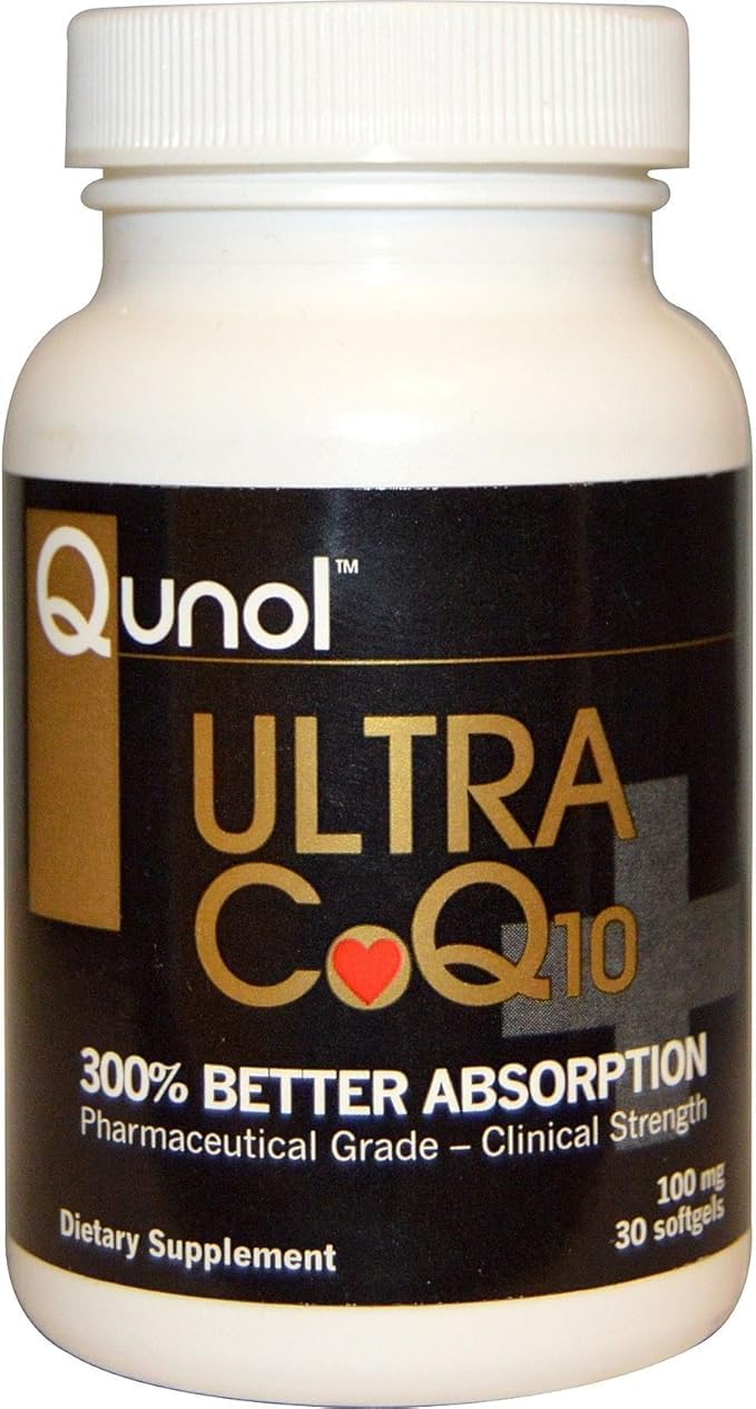 Qunol CoQ10 100mg Softgels, 30 Count