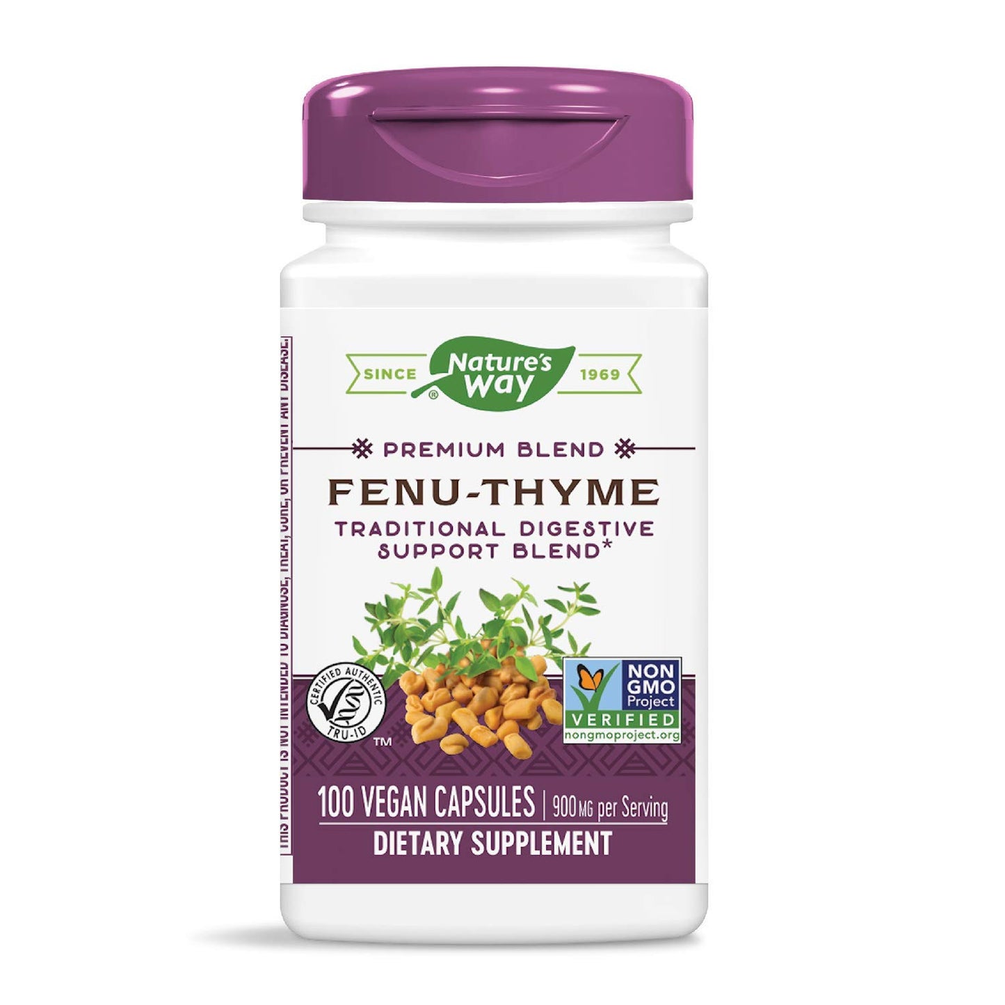 Nature's Way Fenu-Thyme Capsules, 100 Count