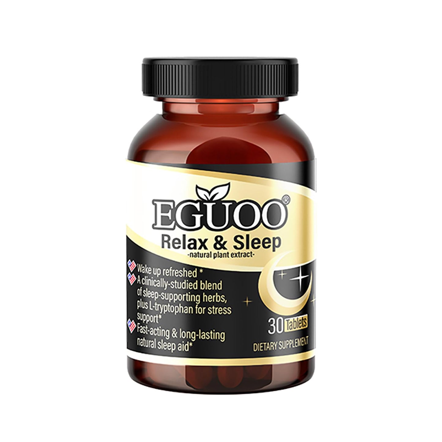 EGUOO Relax & Sleep Supplement for Adults Tablet 30 Tablets
