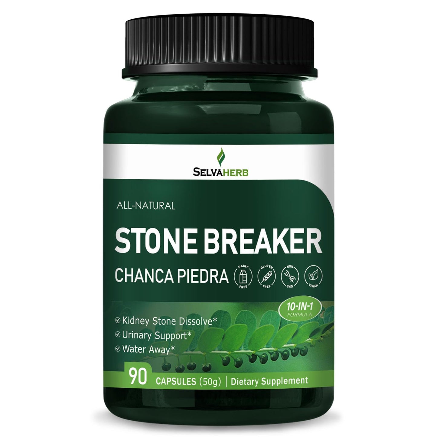 Selvaherb Stone Breaker (Chanca Piedra) Capsules 90