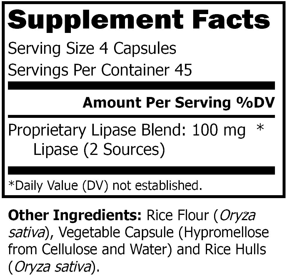 R-Garden Lipase Formula Capsules 180