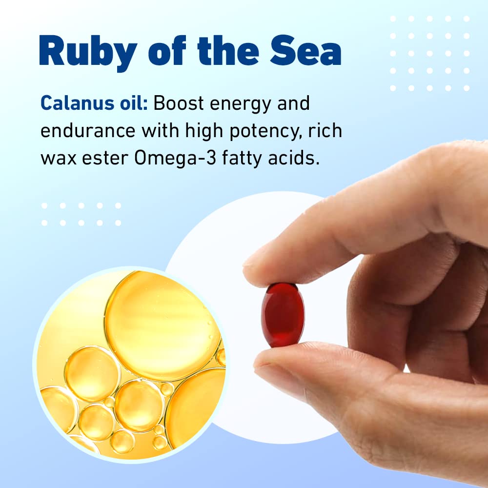 Ruby of the Sea Marine Oil Supplement Softgels, 60 Count