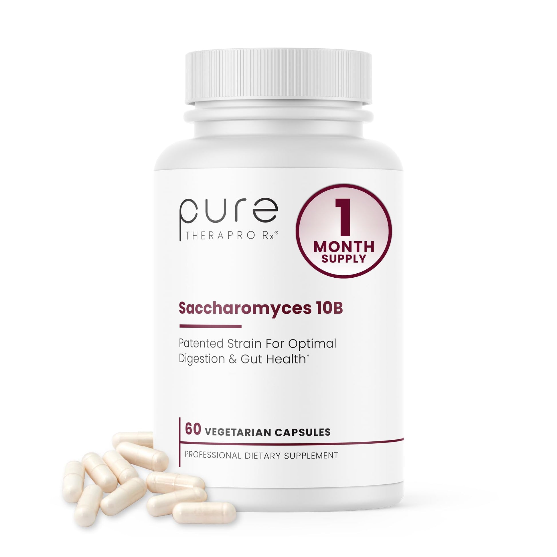 Pure Therapro Rx Saccharomyces boulardii Probiotics 60 Capsules