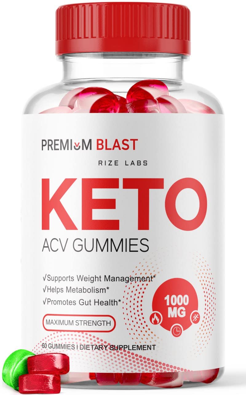 Rize Labs Premium Blast Keto ACV Gummies, 60 Count