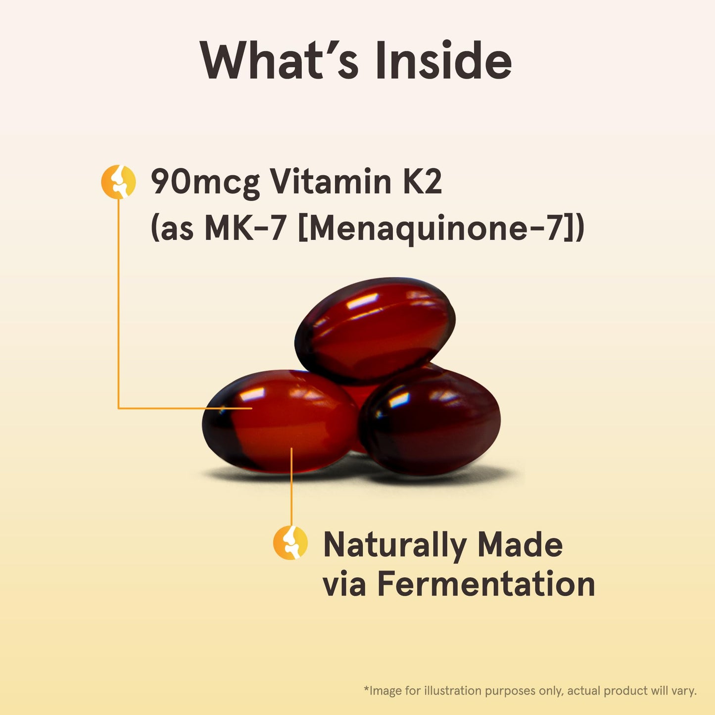 Jarrow Formulas MK-7 90mcg Vitamin K2 Softgels 1440 Count