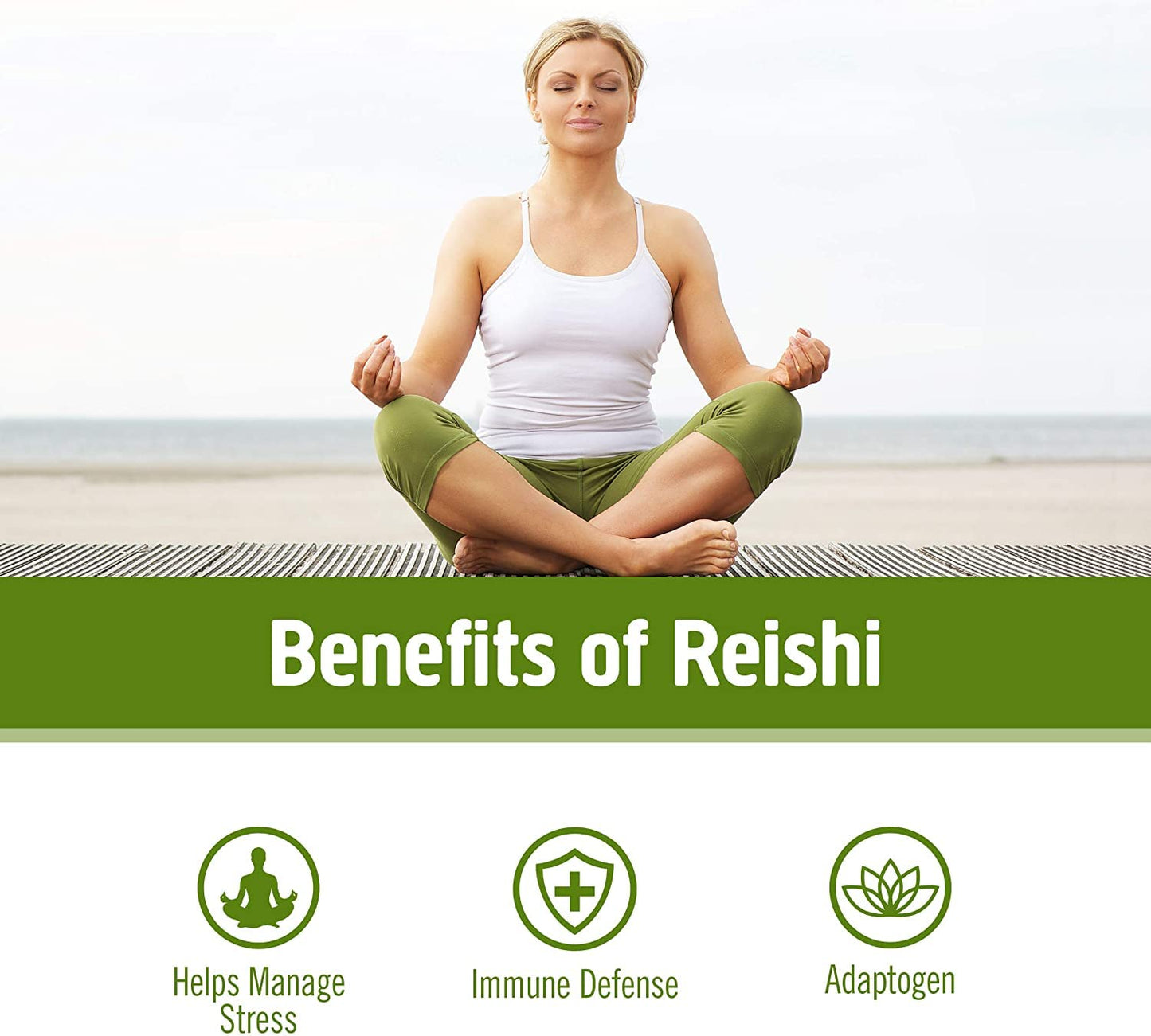 OM MUSHROOM SUPERFOOD Reishi Mushroom Capsule 90 Count