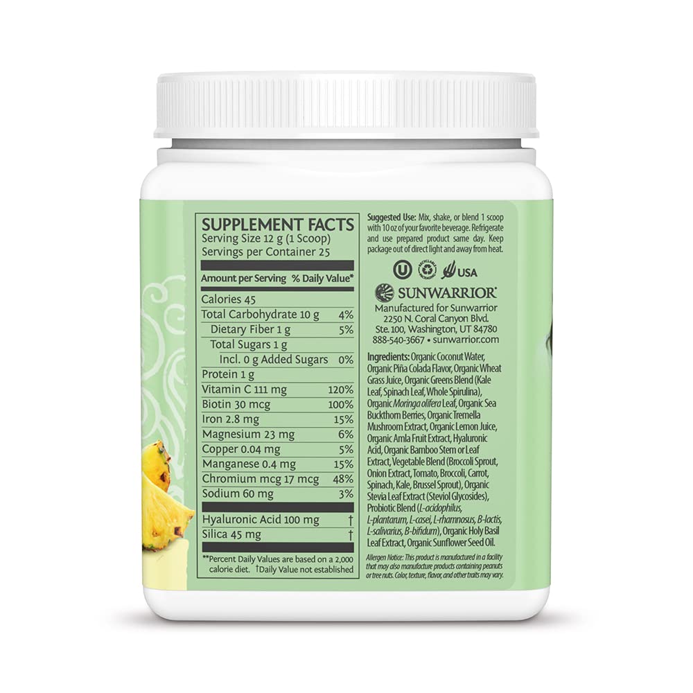 Sunwarrior Greens Powder 3