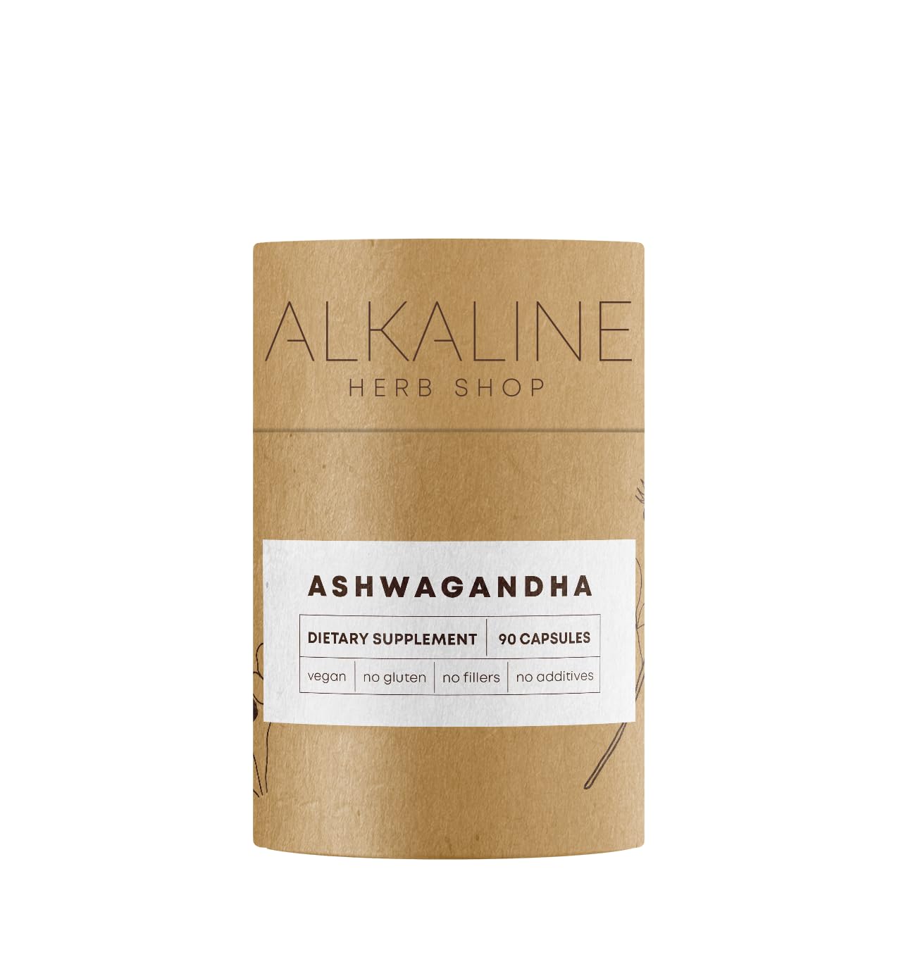 Alkaline Herb Shop Ashwagandha Supplement Capsule 1 Count