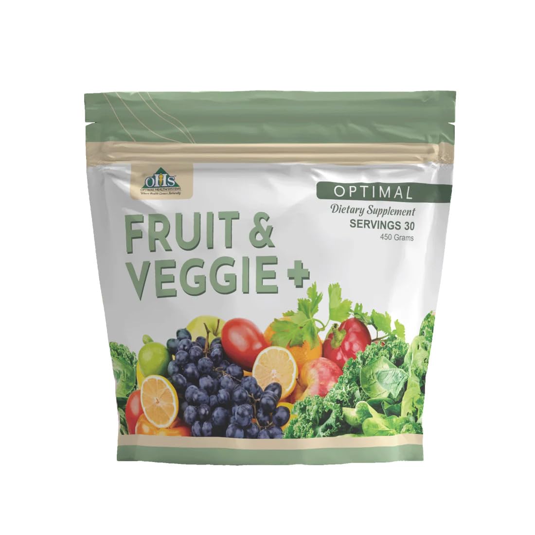 Optimal Health Systems Optimal Fruit & Veggie Plus Capsule 30 Count