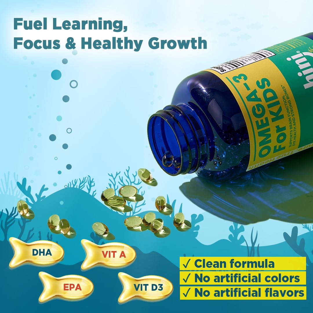 HINI Omega-3 for Kids Capsule 180 Count