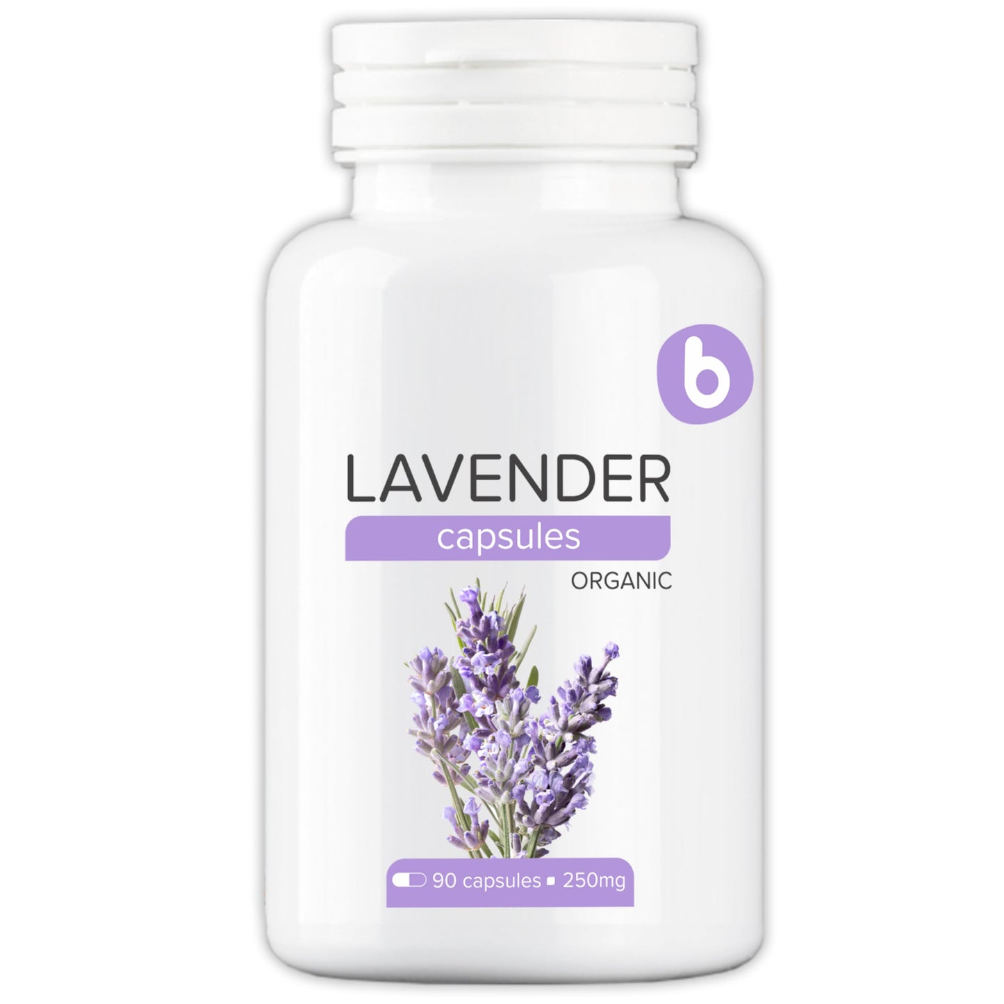 b Organic Lavender Capsules 90 Count