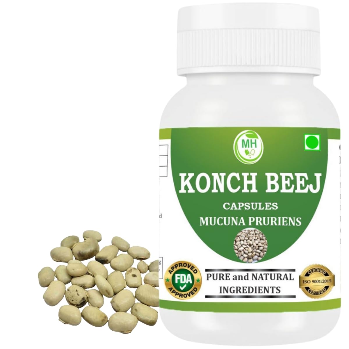 Morsan Healthcare Kaunch Beej 500mg Capsules, 60 Count