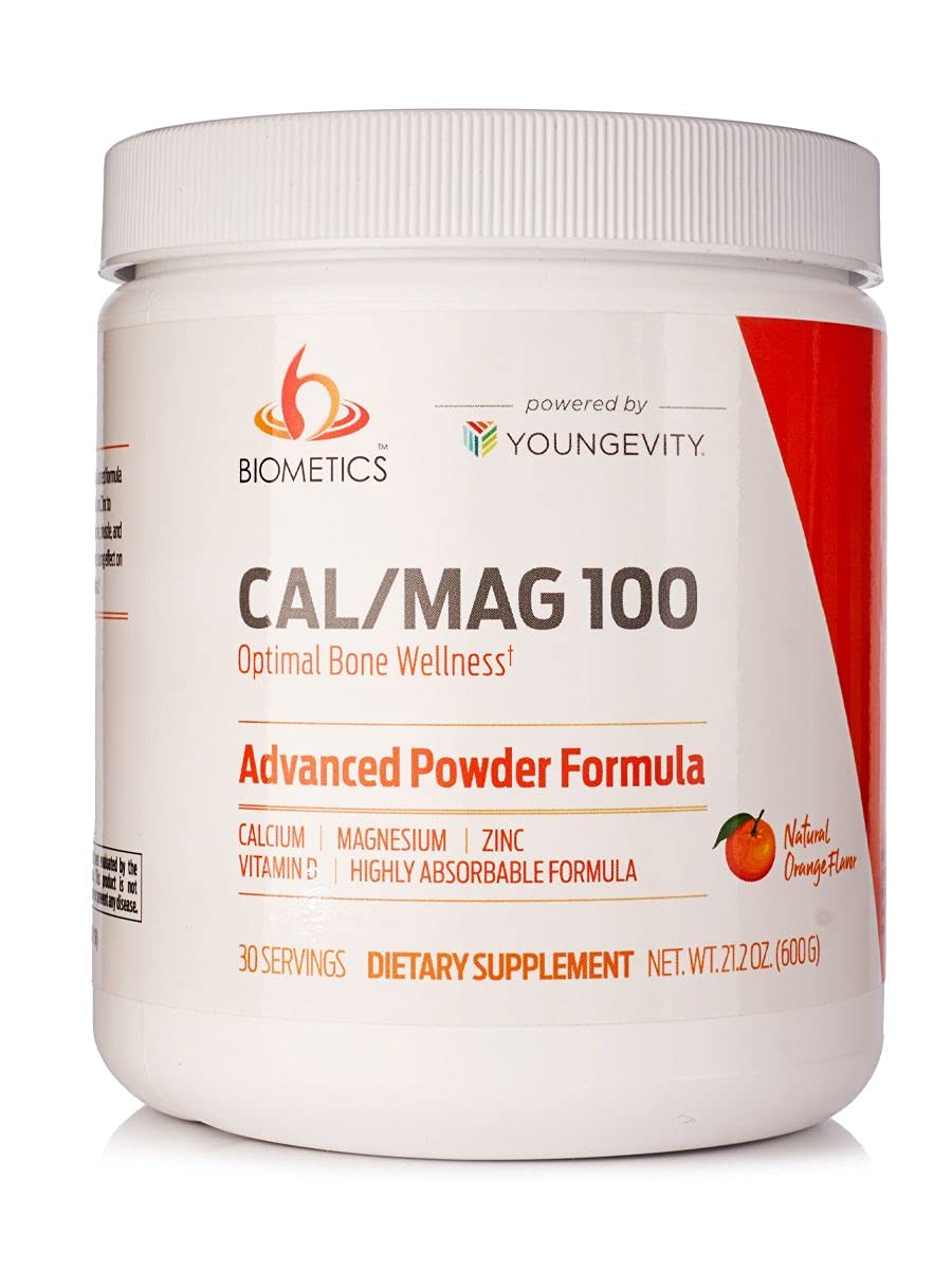 Youngevity Cal Mag 100 Calcium Magnesium Vitamin D Bone Support Supplement Powder 21.1644 Ounces