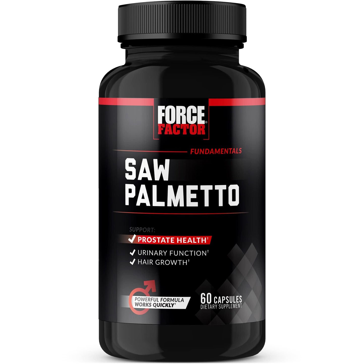 Force Factor Saw Palmetto for Men Prostate Supplement Capsule 60 Count