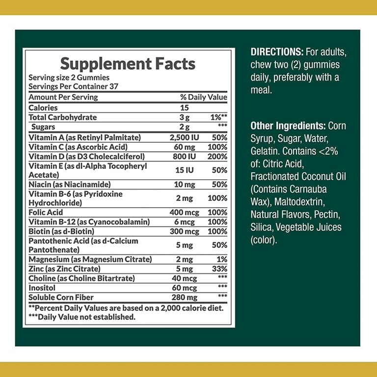 Nature's Bounty Your Life Multivitamin Adult Gummies 6-Pack