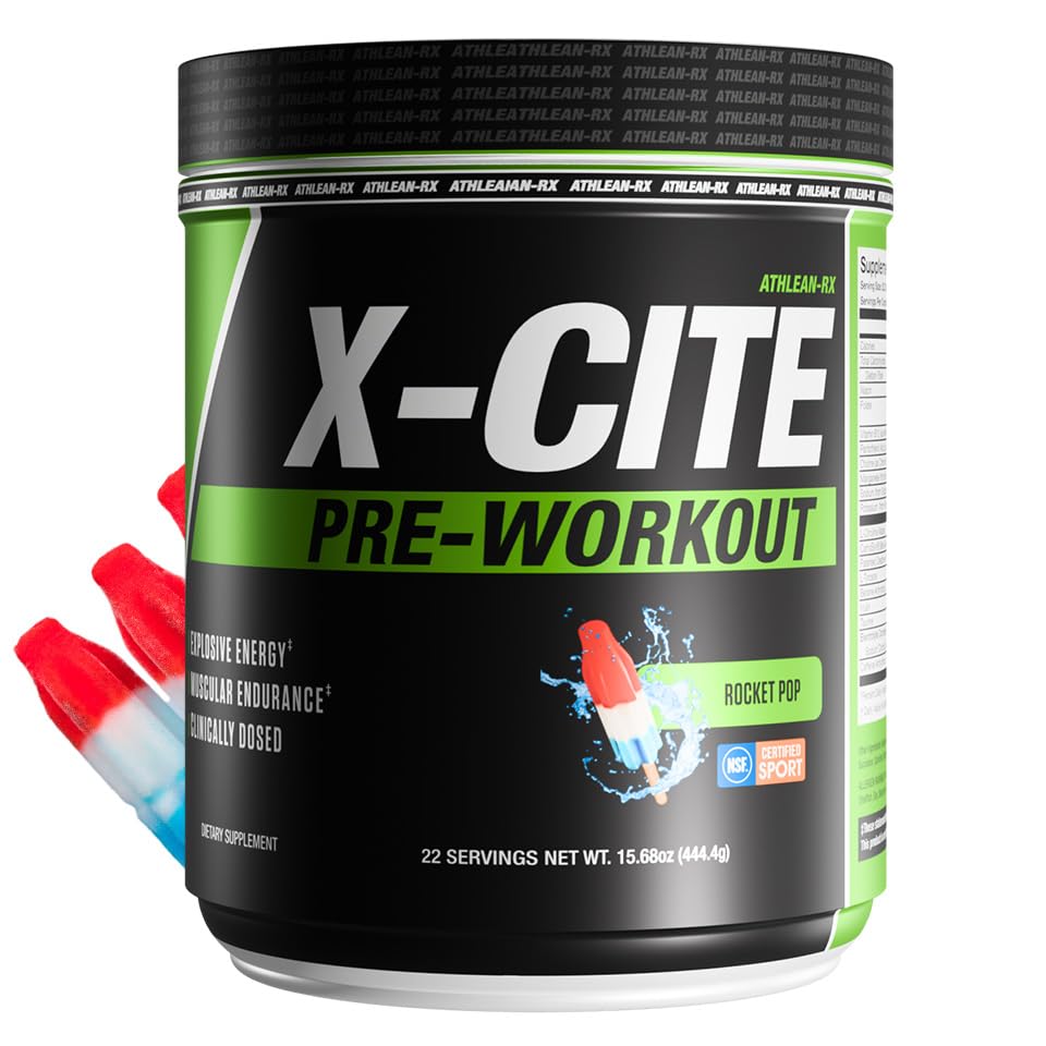 ATHLEAN-RX X-CITE Pre-Workout Powder 15.61 Ounce