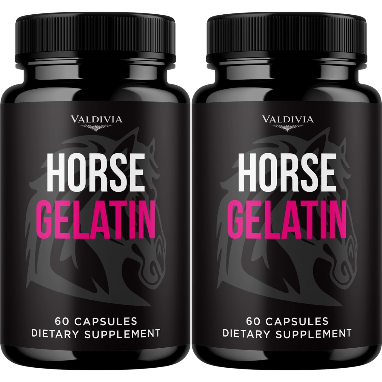 Valdivia Horse Gelatin Capsules, 120 Capsules