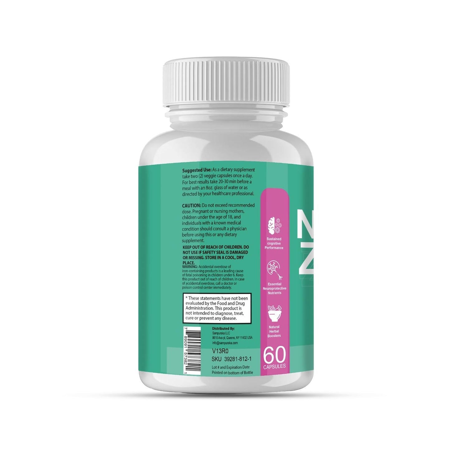 Sampuraka Neuro Zoom Capsule 60 Count