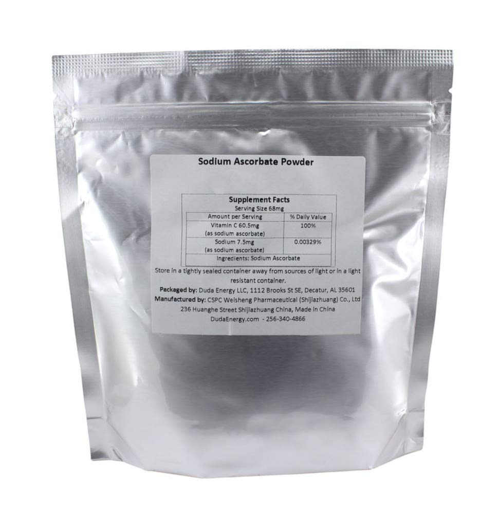 Duda Energy Sodium Ascorbate Powder 16 Ounce