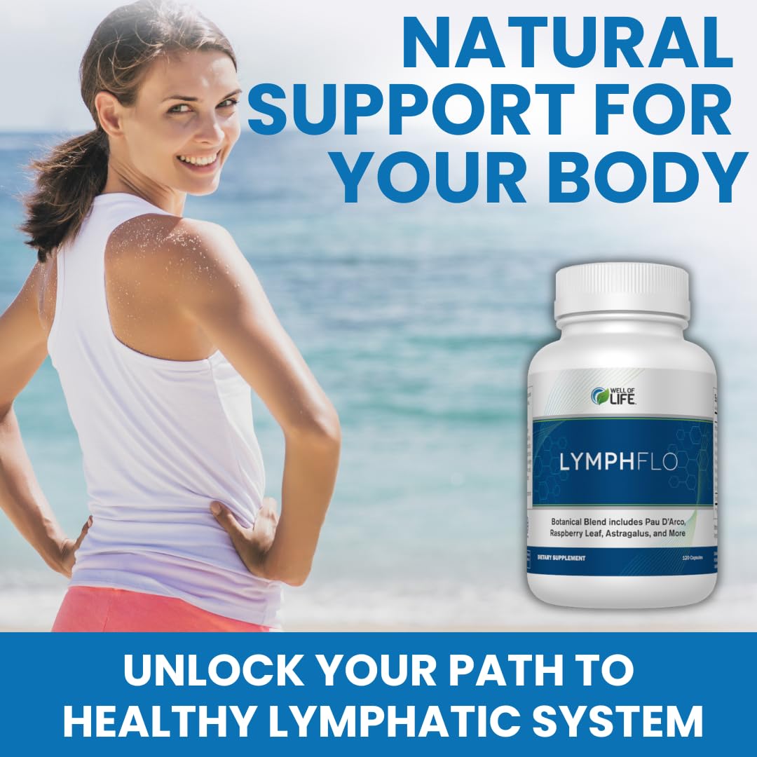 Well of Life LymphFlo Capsules, 120 Count