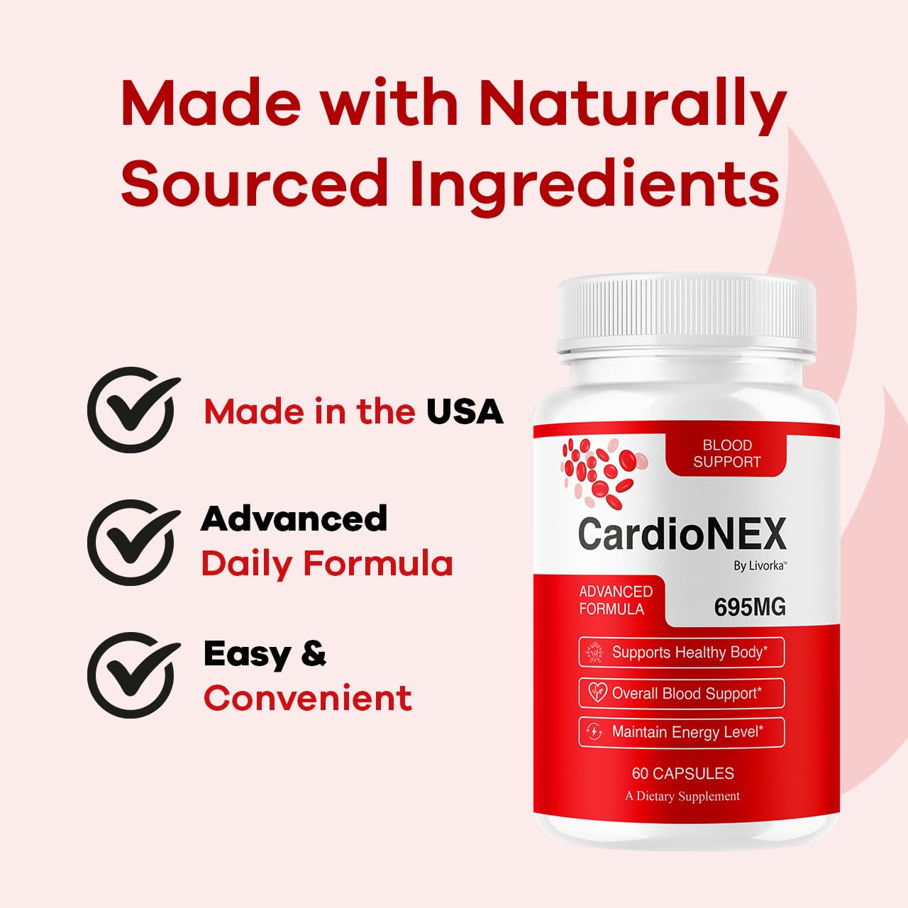 Pharmagetics CardioNEX Premium Support Advanced Formula Capsules, 300 Capsules
