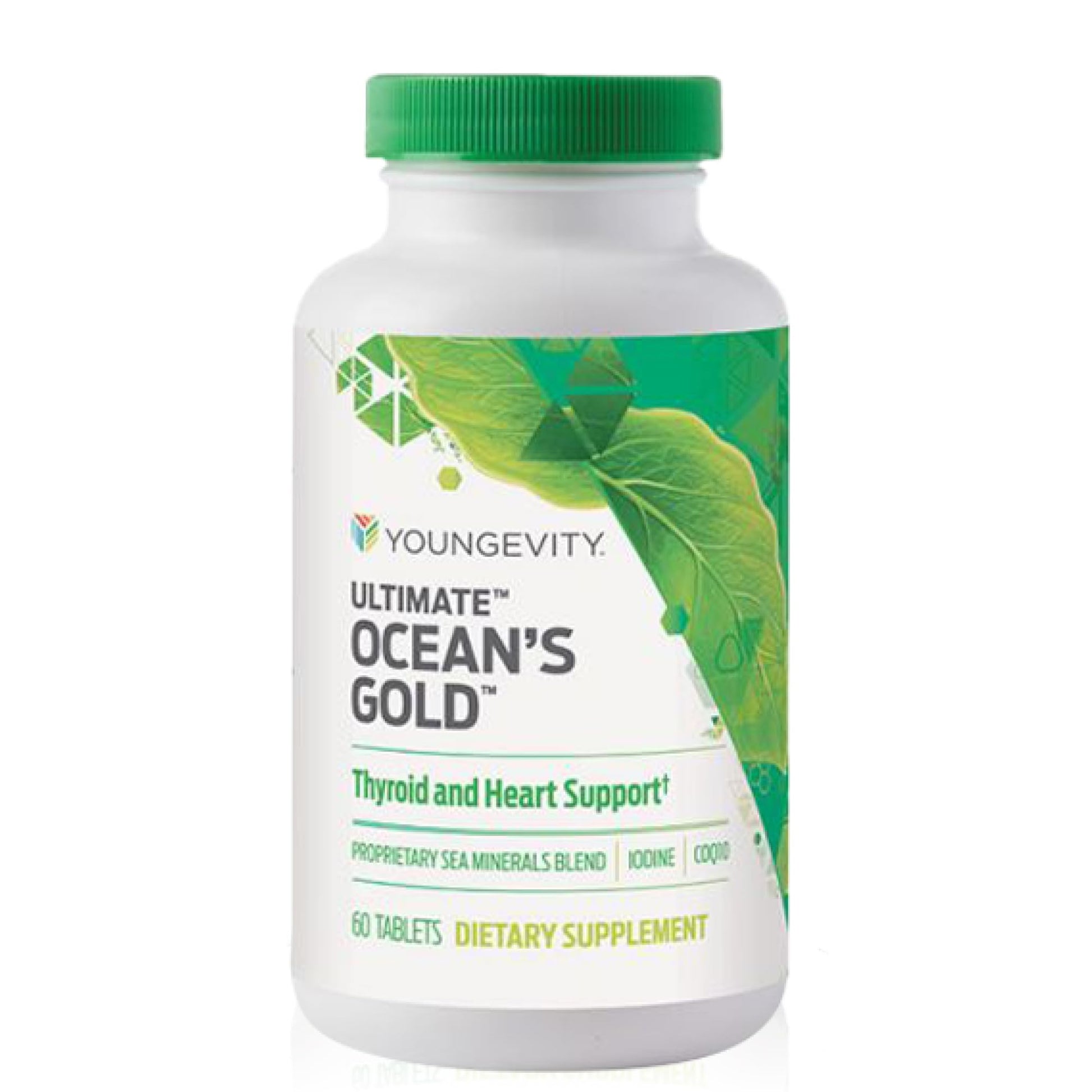 Youngevity Ultimate Ocean's Gold Thyroid & Heart Support Capsules, 60 Capsules