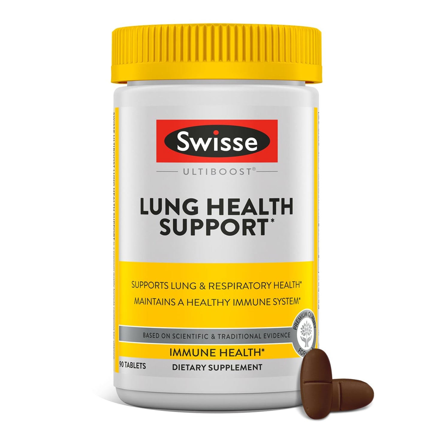 Swisse Mullein Lung Cleanse for Smokers Tablets, 90