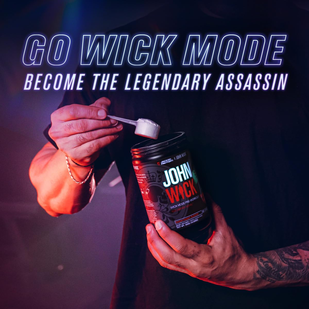 Jacked Factory Wick Mode Pre Workout Powder 14.1