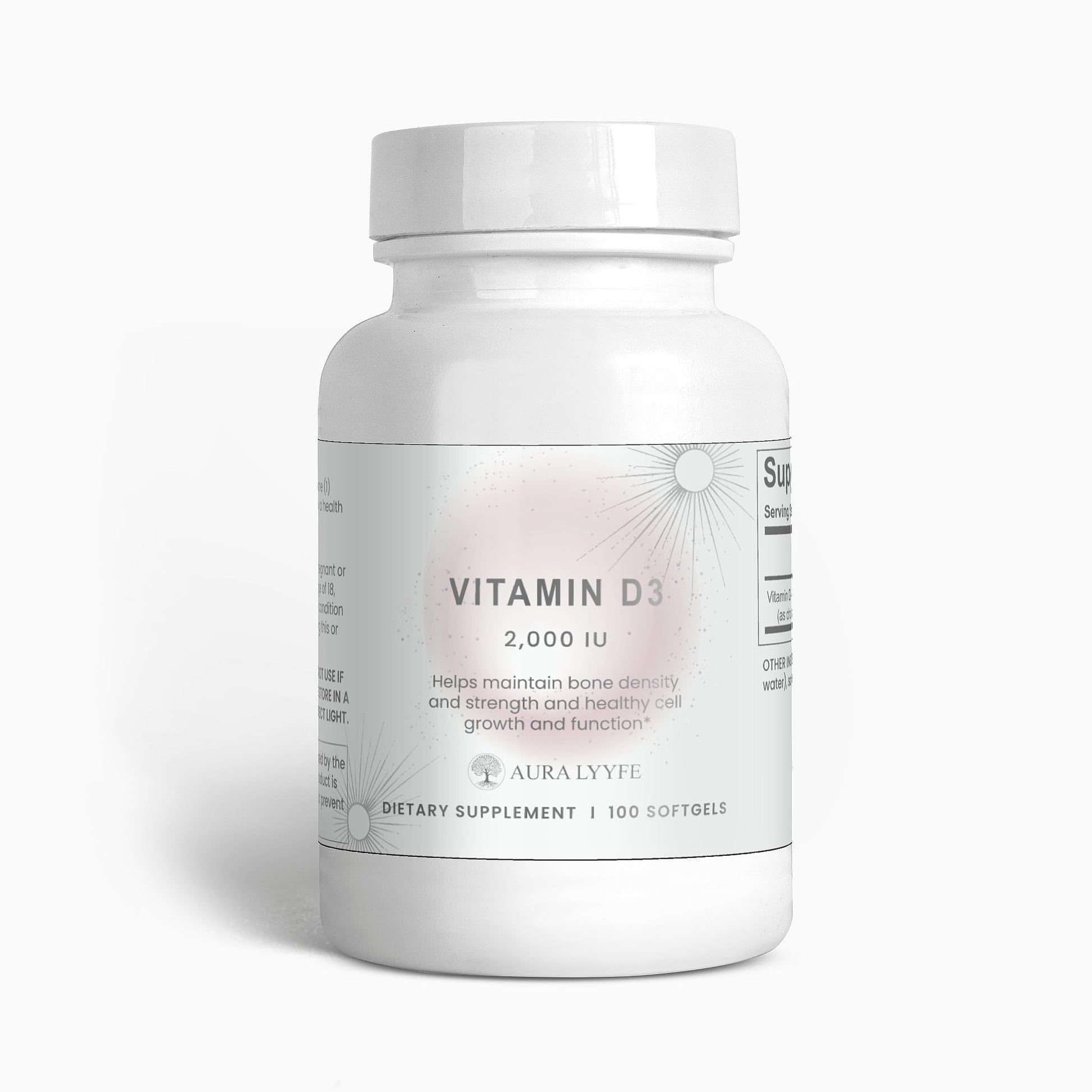 AURA LYYFE Vitamin D3 Capsule, 1 Count