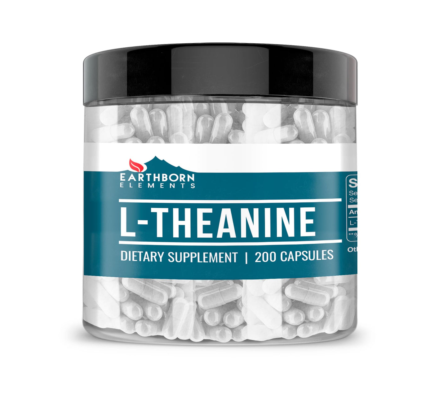 Earthborn Elements L-Theanine Capsules 200