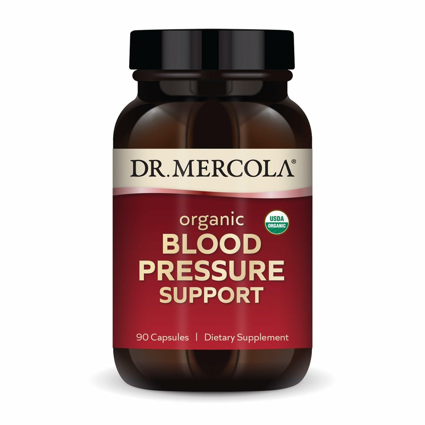 Dr. Mercola Organic Blood Pressure Support, 90 Capsules
