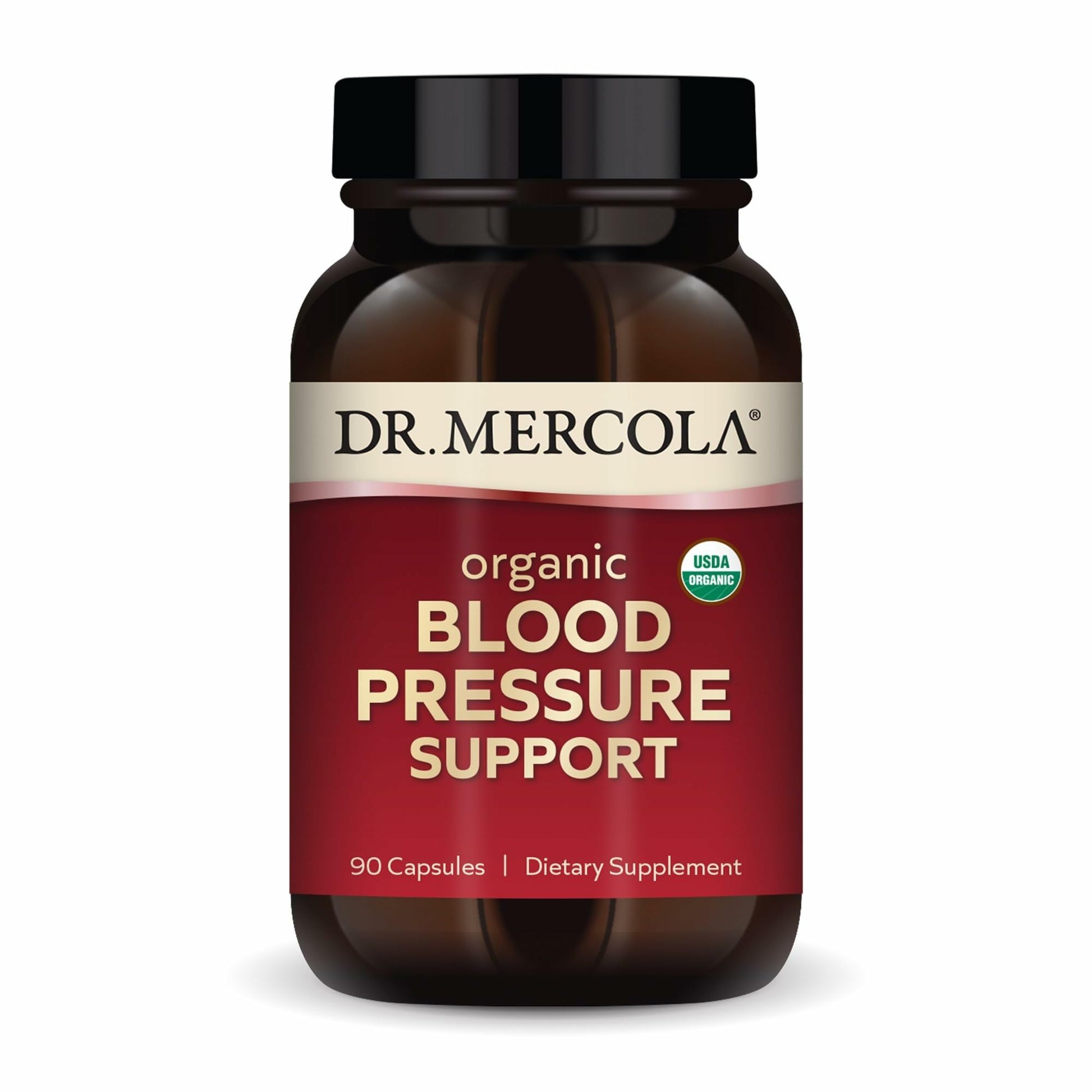 Dr. Mercola Organic Blood Pressure Support, 90 Capsules