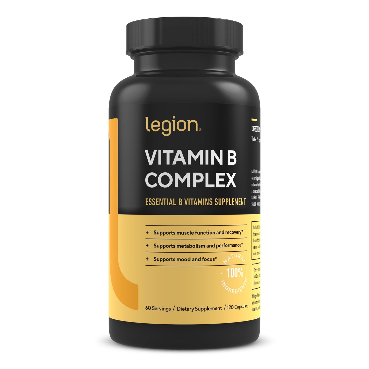 LEGION Vitamin B-Complex Capsule 120 Count