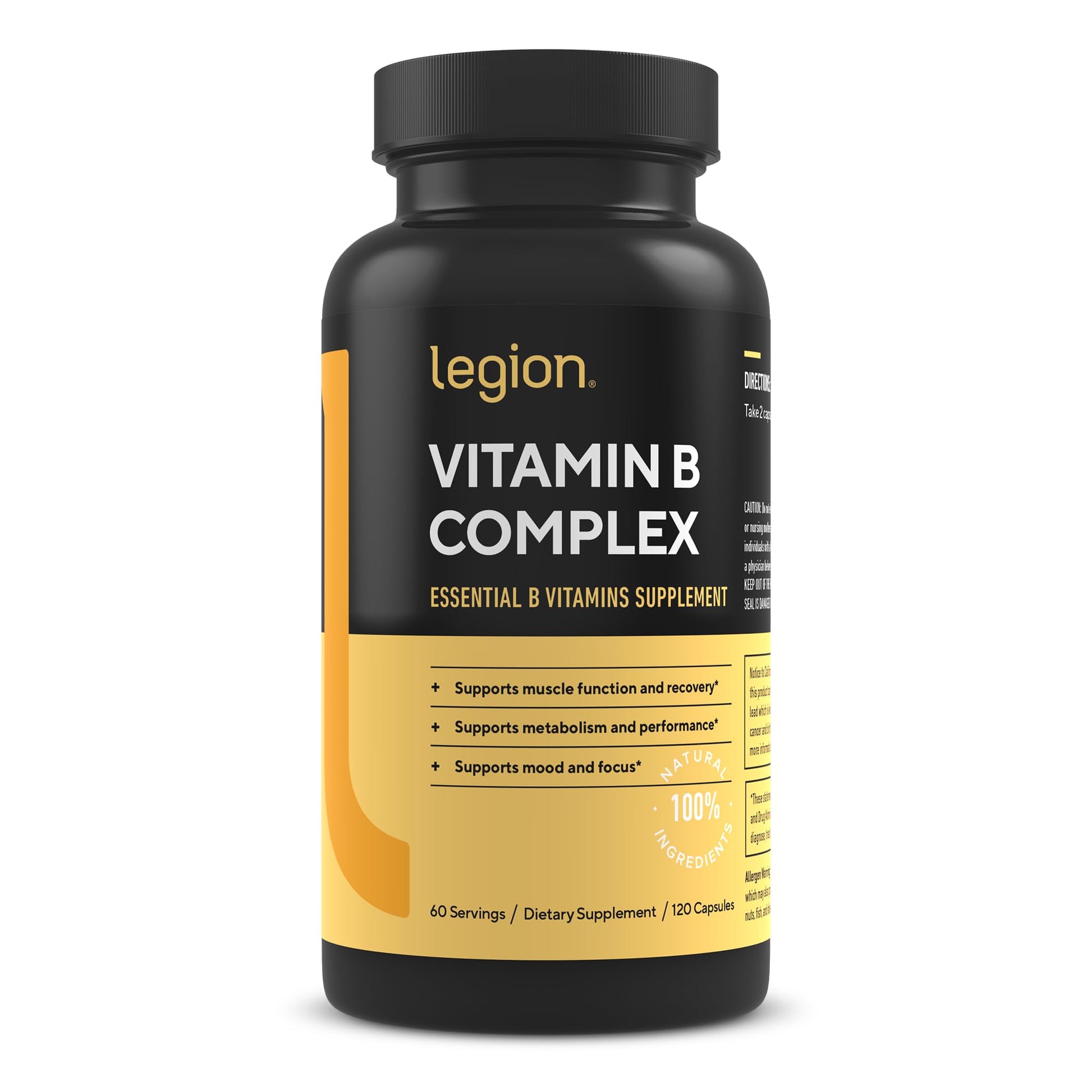 LEGION Vitamin B-Complex Capsule 120 Count