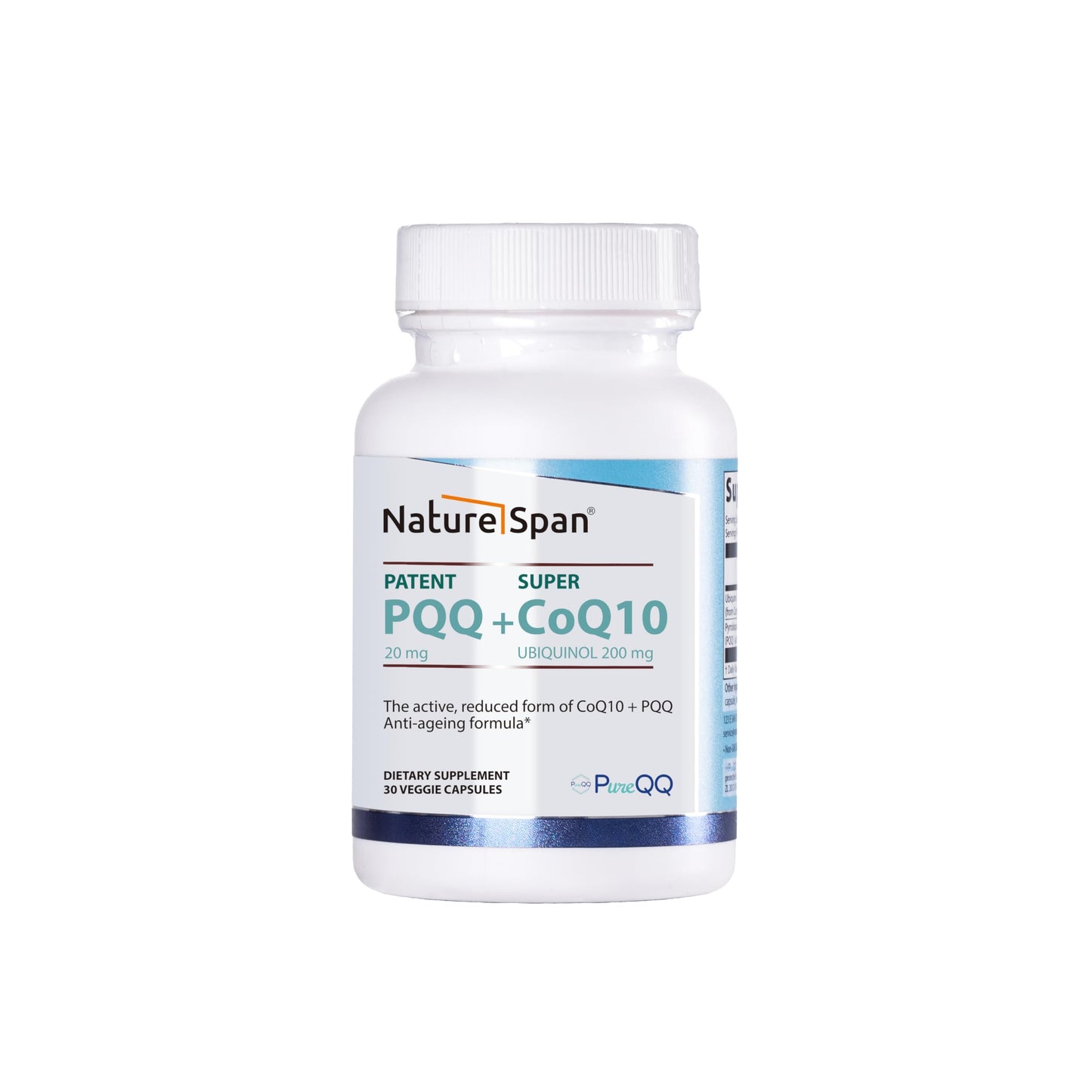 NATURESPAN Super Coenzyme-200 mg UBIQUINOL CoQ10 with 20mg PQQ, 30 Capsules