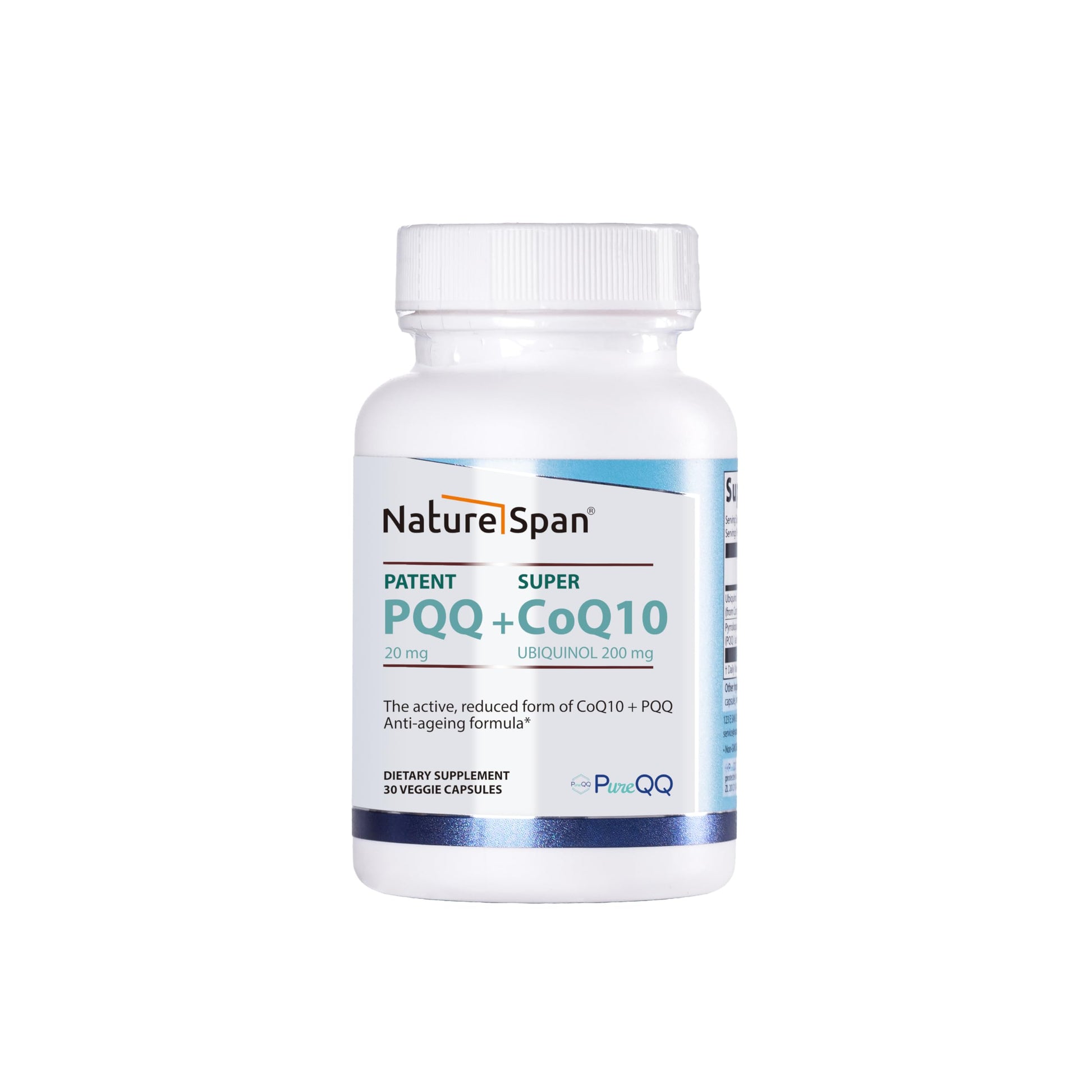 NATURESPAN Super Coenzyme-200 mg UBIQUINOL CoQ10 with 20mg PQQ, 30 Capsules