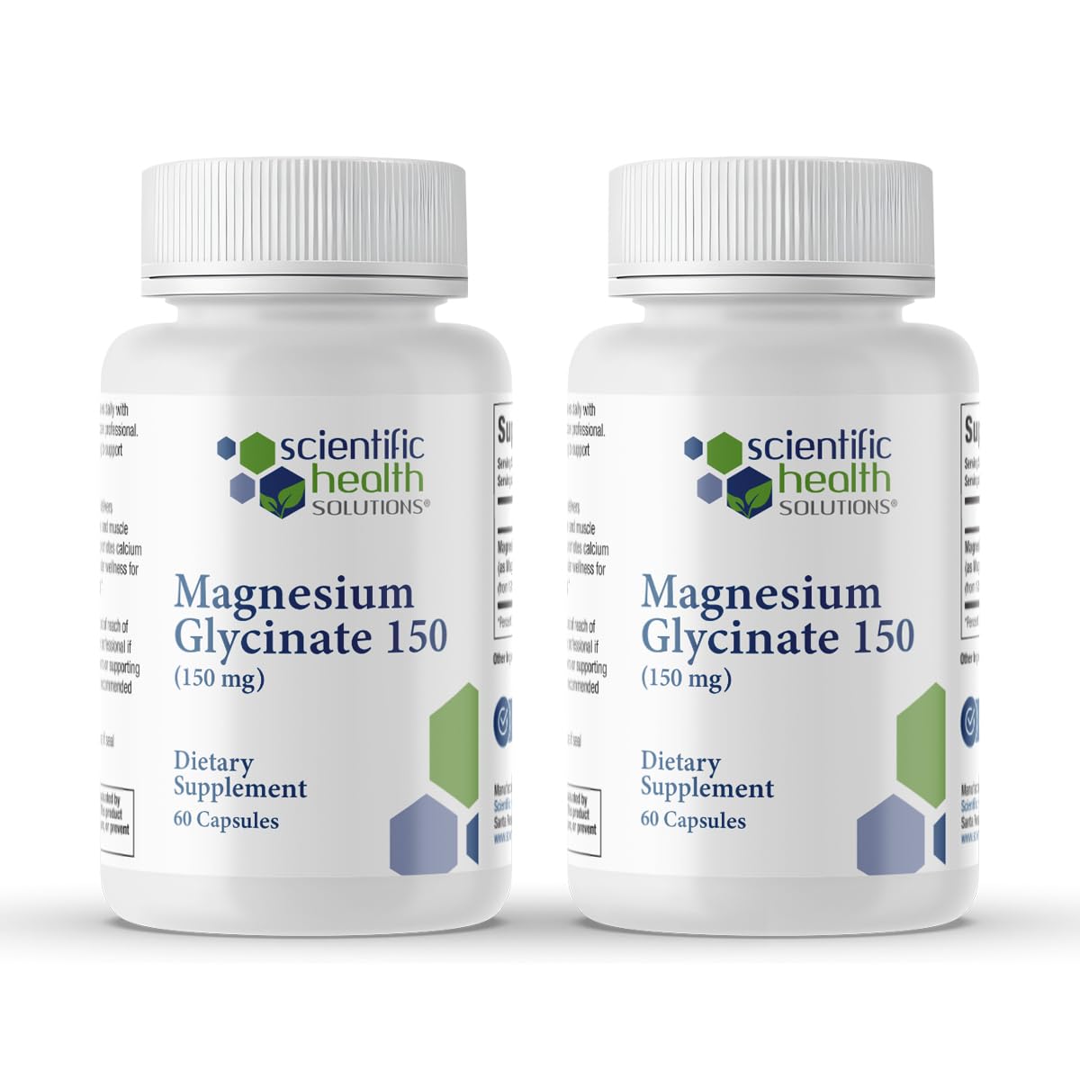 Scientific Health Solutions Magnesium Glycinate 150 mg Capsule, 120 Count