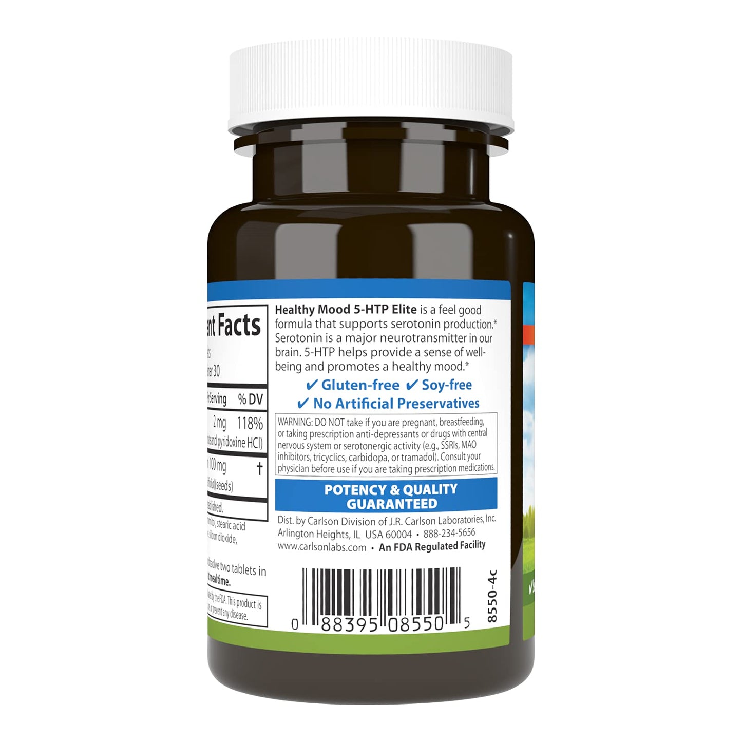 Carlson Healthy Mood 5-HTP Elite 60 Tablets