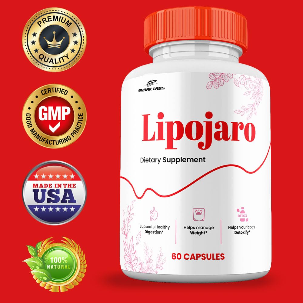 Shark Labs LipoJaro Capsules, 60 Count